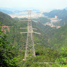 Torre de transmissão de energia de aço de canto de 220kV